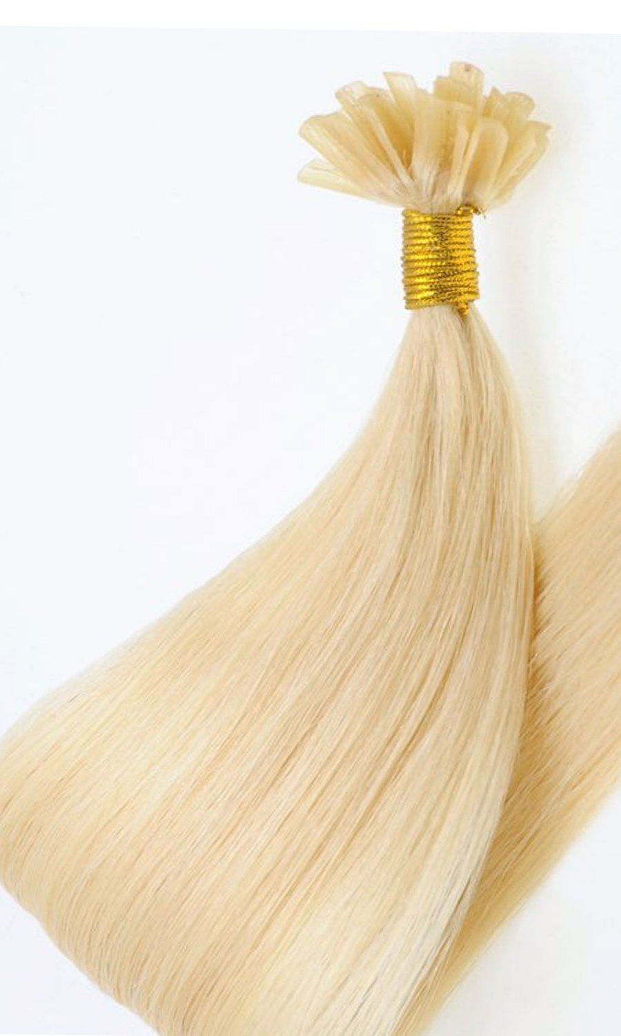 Goldblond Keratin Bondings Hair Extensions