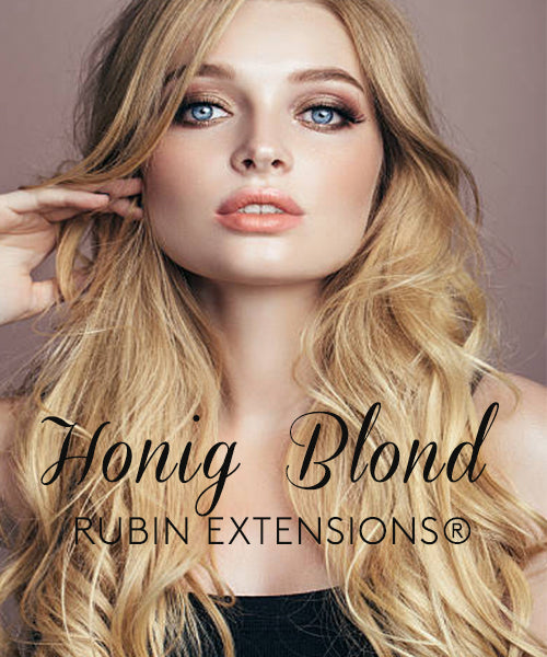Invisible Honigblond Hair Extensions