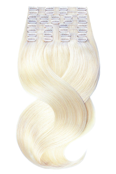 Clip-in Extensions DELUXE LINE Platinblond