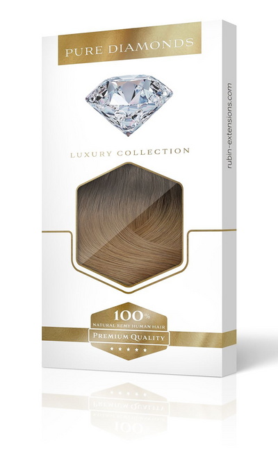 Pure Diamonds Ombre Rich Chocolate Clip-in Haarverlängerungen 