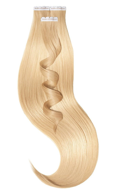 Tape-in Honigblond Extensions