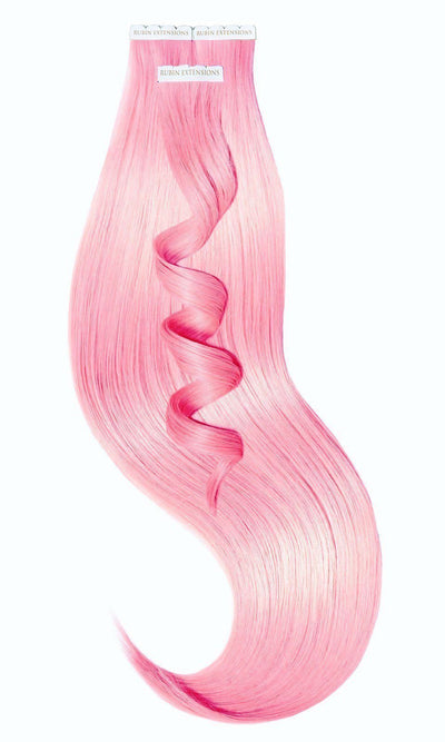  Rosa Pastell Tape-in Haarverlängerungen 
