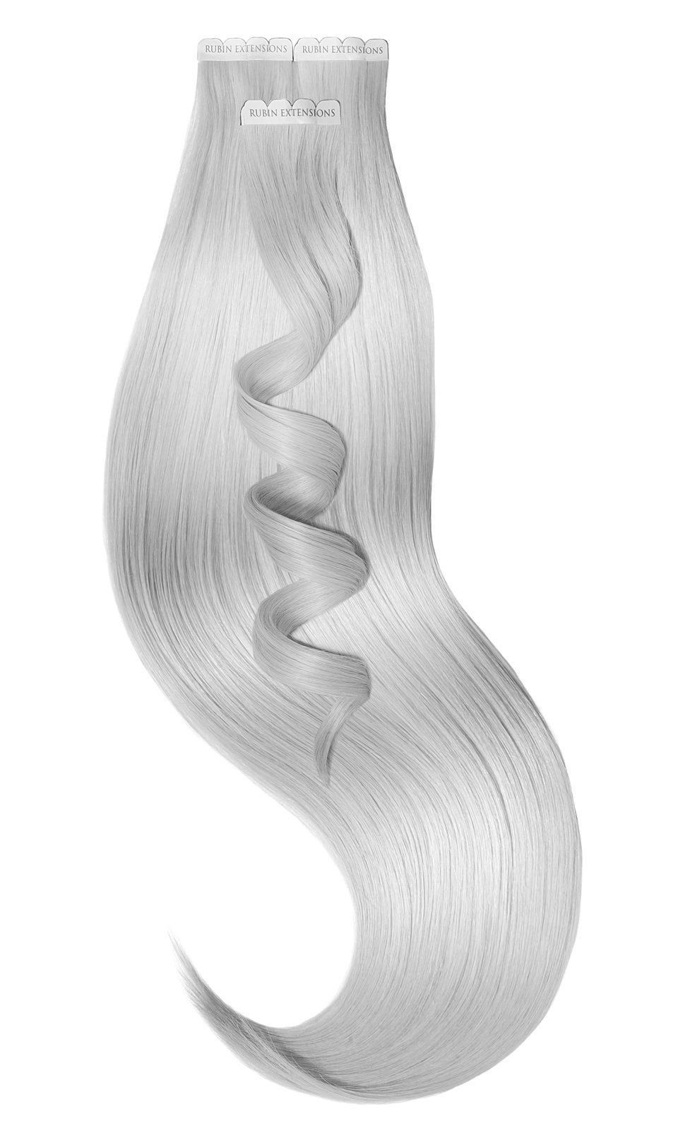 Silberblond Tape-in Haarverlängerungen 