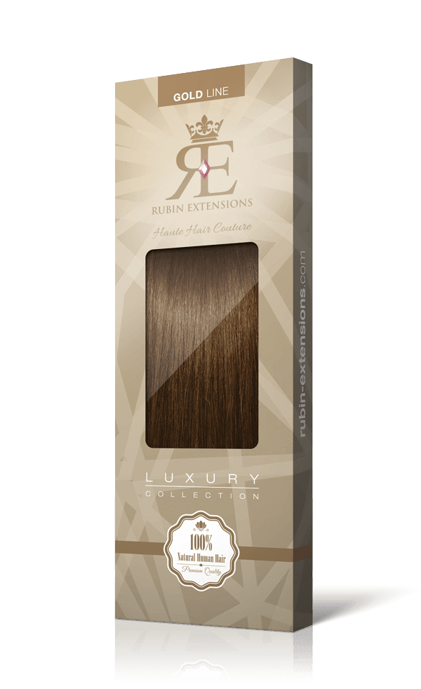 Natur-Goldblond Clip-in Bangs Extensions